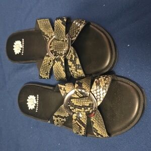 Yellow Box sandals